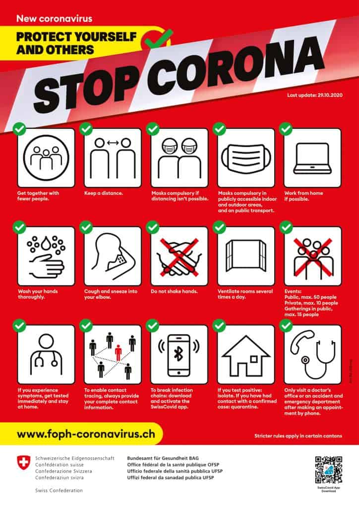 Stop Corona poster