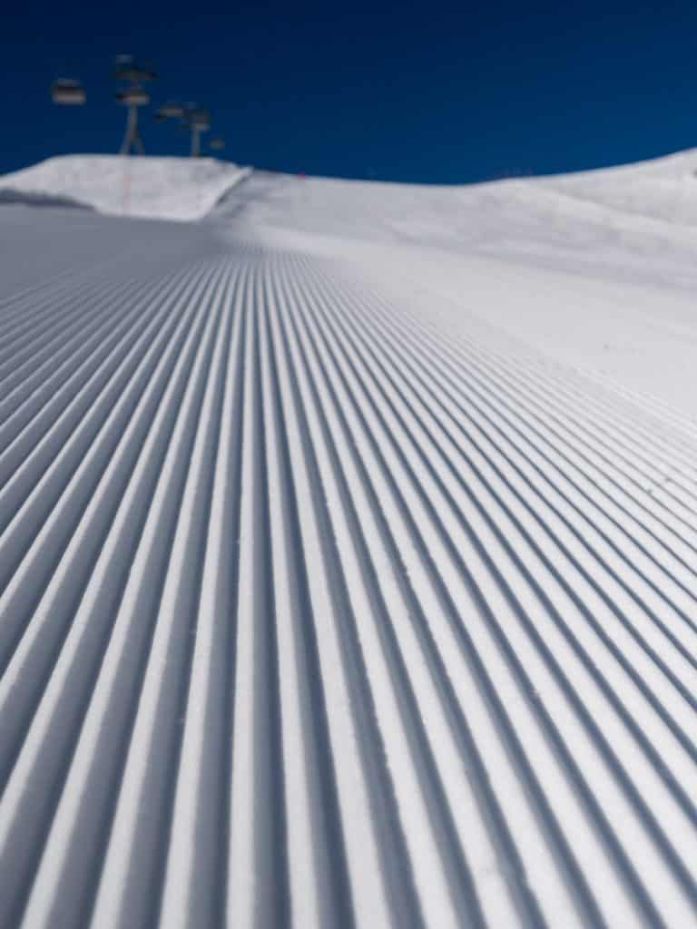 Perfect ski piste